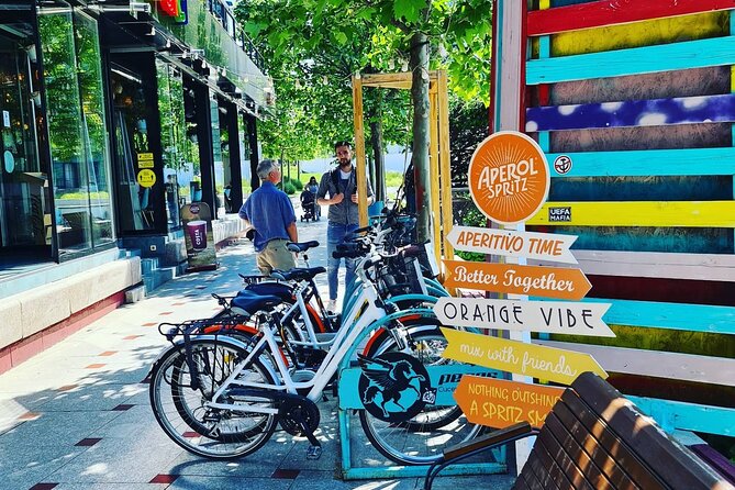 Bike Rentals - The city’s buildings are part of the ride