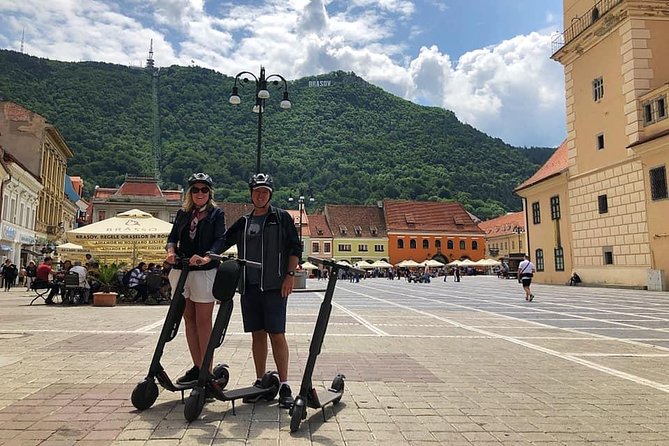 Brasov Old Town Guided Tour With Electric Scooters - Schei, Saint Nicholas Church, and the city gates