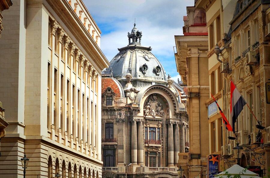 Bucharest: Charm of the Belle Époque Private Tour - Entering the Old City on cobbled streets
