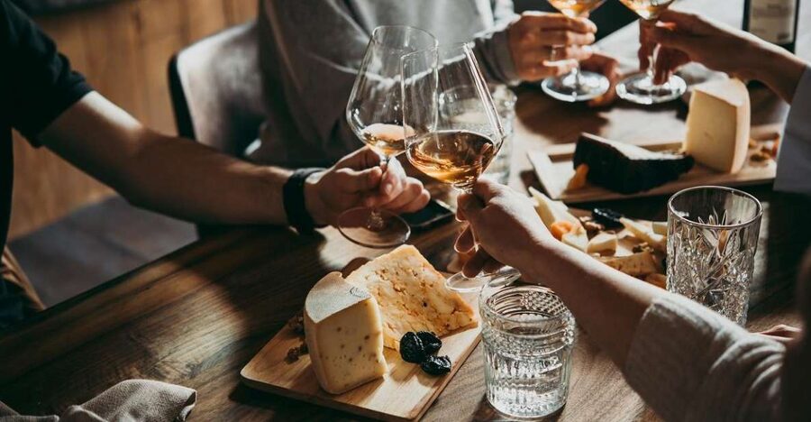 Bucharest City Tour and Wine Tasting - Romanian wine and local cheeses at the wine bar
