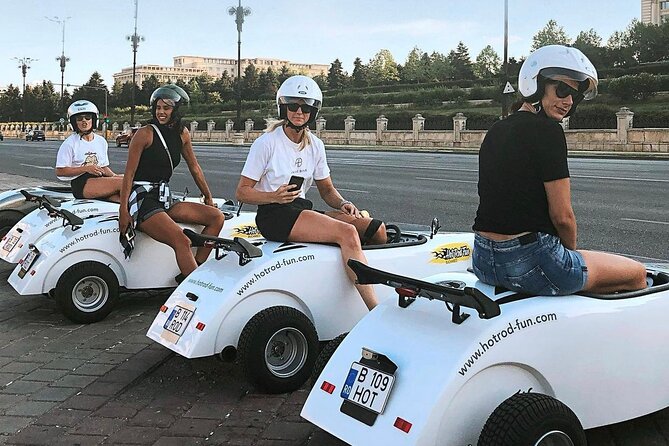 Bucharest: CityTour in one of a kind mini hot rod - Small cars, big reactions