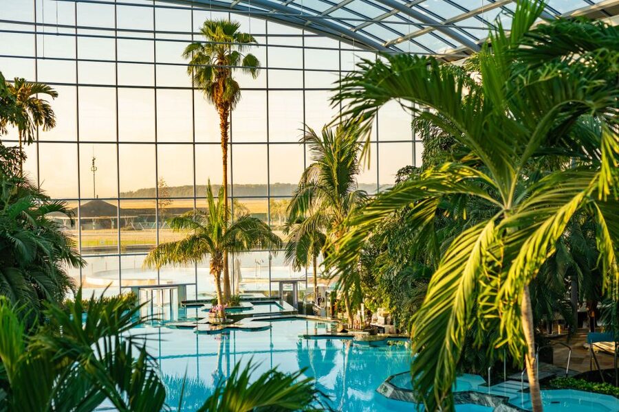 Bucharest: Therme Bucharest Entry Ticket and Transfer - Galaxy: slides, pools, and family-friendly fun