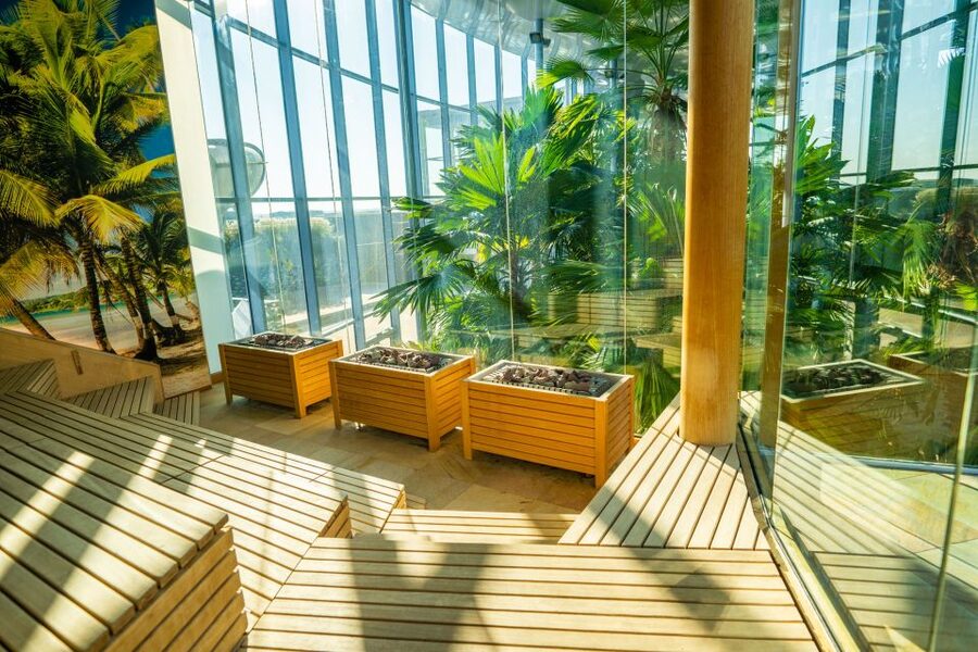 Bucharest: Therme Bucharest Entry Ticket and Transfer - Saunas, infrared beds, and the Elysium question