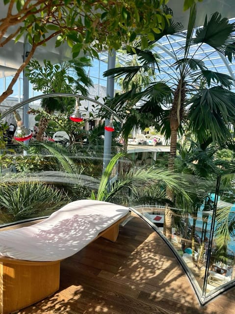 Bucharest: Therme Night Show Ticket with Transfer - What you can use in the Galaxy and Palm areas