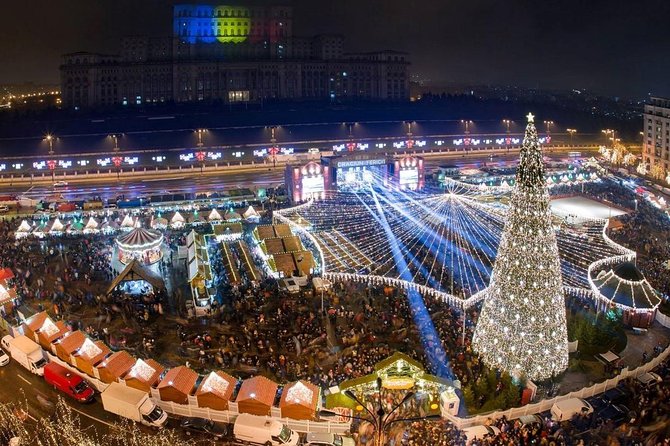 Bucharest: Tour of Christmas traditions & decorations - Beginning at the National Theatre boulevard