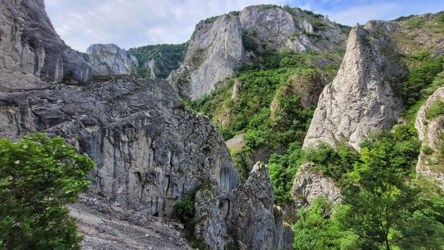 Cluj Napoca: Climbing or Hiking Experience in Turda Canion - Walking beside the gorge to the climb