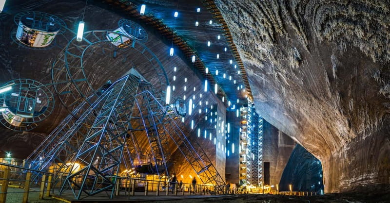Cluj: Turda Salt Mines, Rimetea, and Coltesti Fortress Tour - What you see during the two-hour mine visit