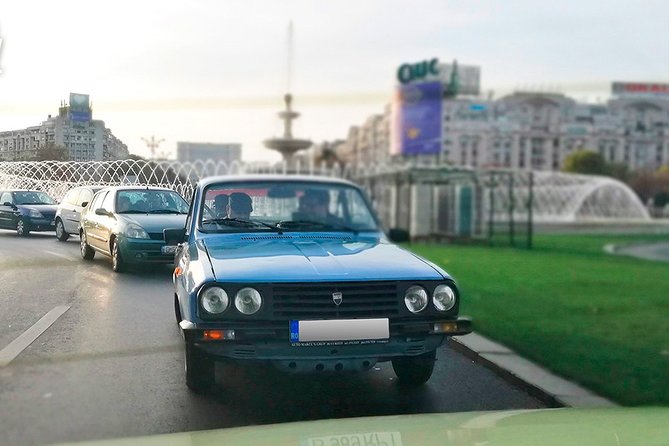 Private -RedPatrol Tour of Bucharest with a Romanian Vintage Car - The Palace of Parliament and the scale of power