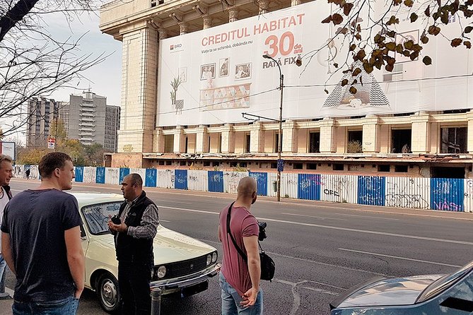 Private -RedPatrol Tour of Bucharest with a Romanian Vintage Car - Academia Română and the unfinished Socialist Academy