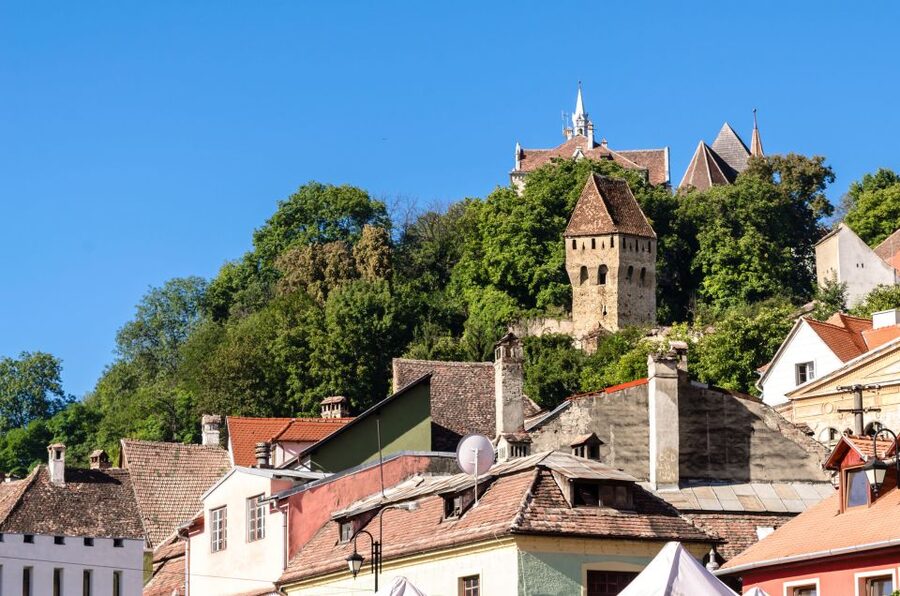 Sighisoara: Candlelight Tour of Dracula's Home Town - Old towers and bastions along the city walls