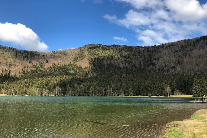 Small-group day trip to the unique volcanic lake in Eastern Europe - Tusnad Bai mineral springs as the final stop
