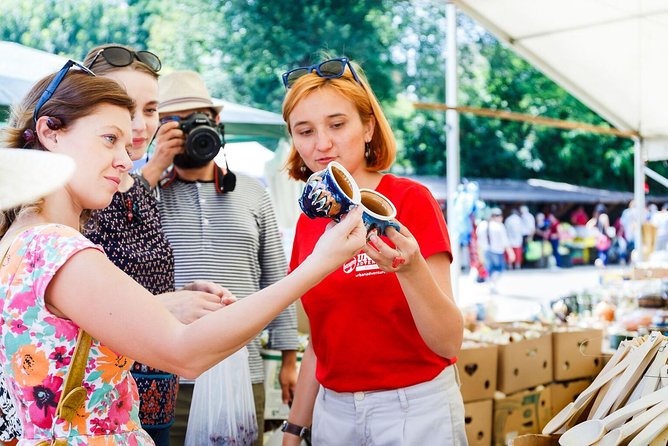 Taste Bucharest: A Food Lover's Tour of Markets & Neighbourhoods - Mici, tuica, beer, and the sweet finish