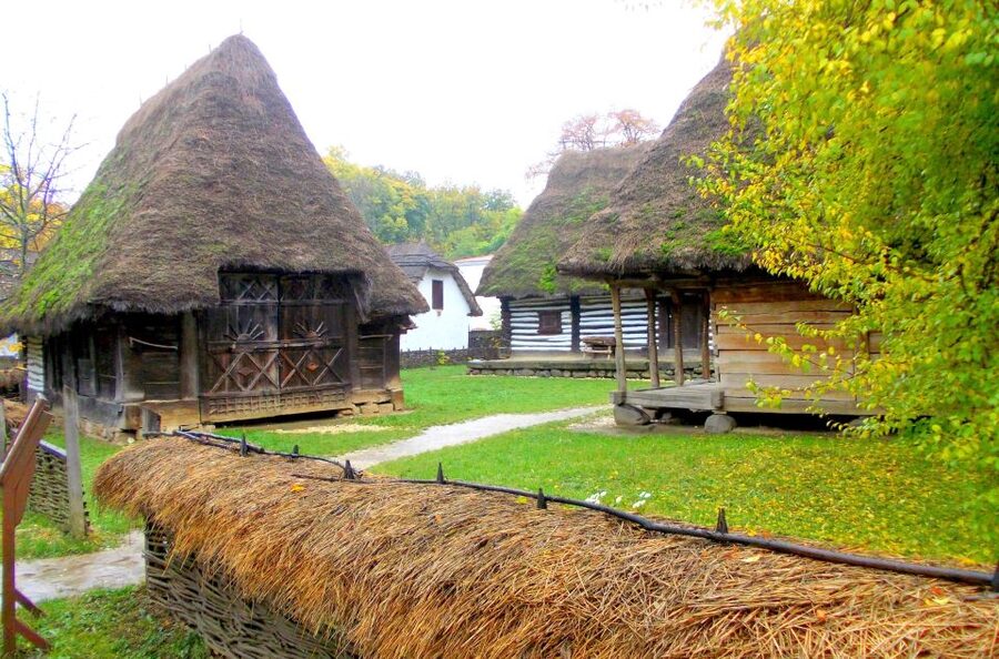 Traditions in Bucharest: Village Museum and Wine Tasting - The Romanian Athenaeum gives the tour a city-center frame