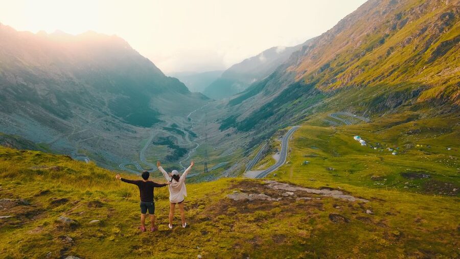 Transfagarasan Road Trip - Vidraru Dam and the first big mountain view